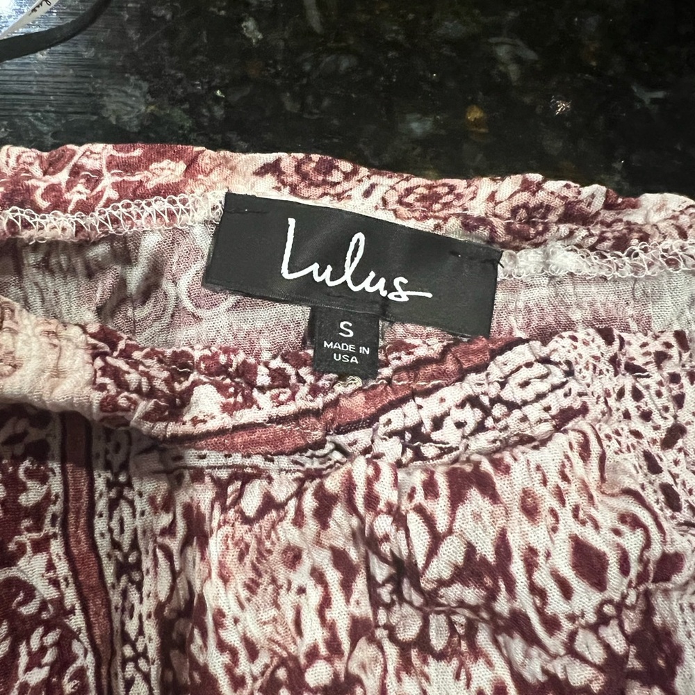 LULUS lightweight Paisley , summer set